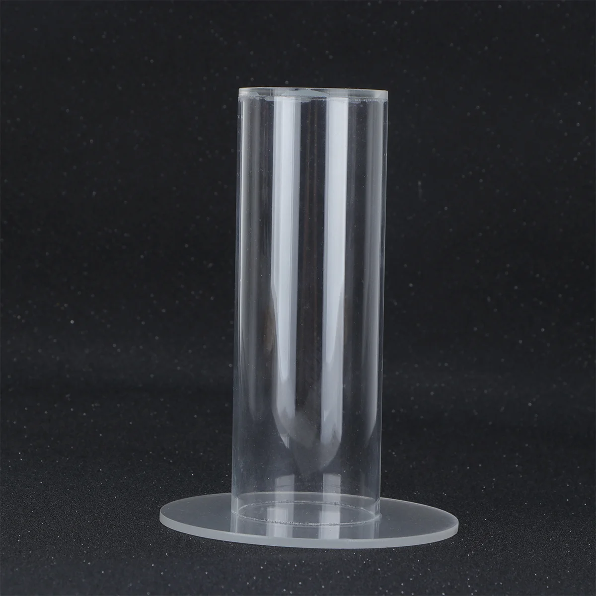 

Cylinder Vertical Hair Rings Organizer Storage Rack Transparent Hair Band Holder Jewelry Bracelet Stand 16cm Headdress Organizer