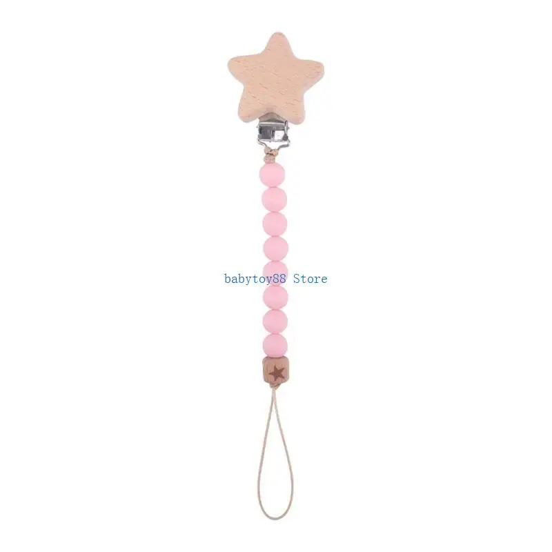 

Y4UD Baby Pacifier Clip Silicone Paciziers Holder Chaine Thenth Thette Tome Игрушка