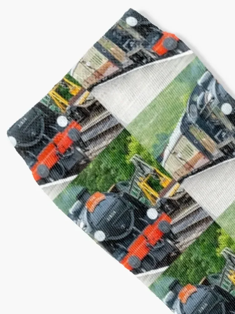 The Dorsetman Steam Locomotive Socks Run fashionable Men's Women Socks Men's