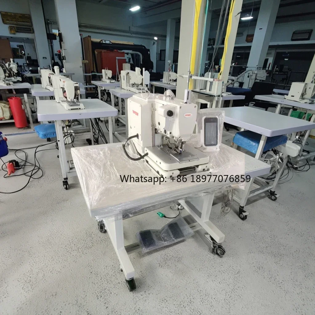 Lifa 2026 HotSale Single Nee dle Electronic Eyelet Button Hole Sewing Machine Flat-Bed Suitable For Manufacturing P