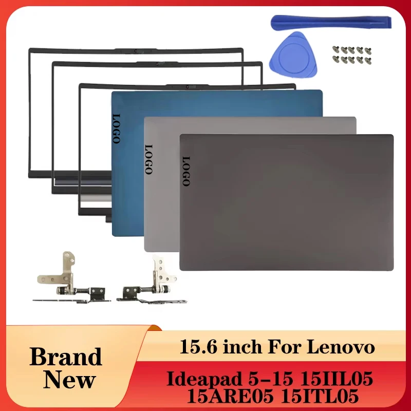 NEW For 15" Lenovo Ideapad 5-15 15IIL05 15ARE05 15ITL05 2020 2021 Notebook Screen LCD Back Cover/Front Bezel/Hinges Accessories