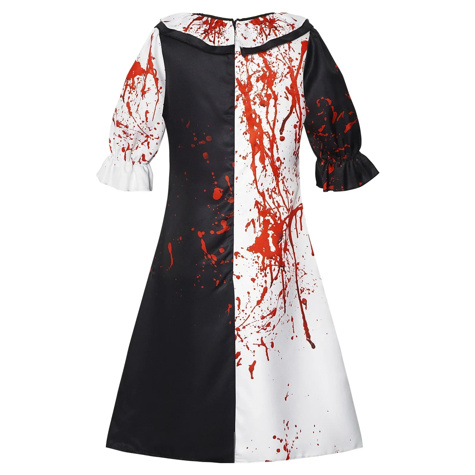 Filme terrifier palhaço cosplay traje adulto homem macacão feminino vestido terno roupa de halloween uniforme festa carnaval