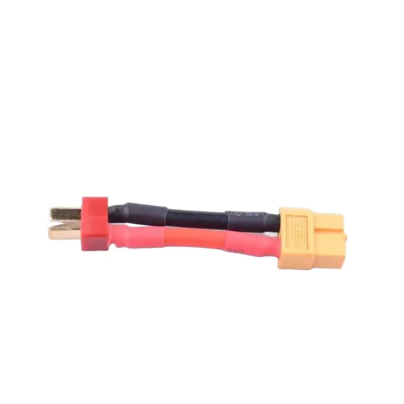 XT60 Female to Deans T-Plug Male Connector Lead Adaptor Wire Cable 14AWG 40mm RC LiPo 2 Pack