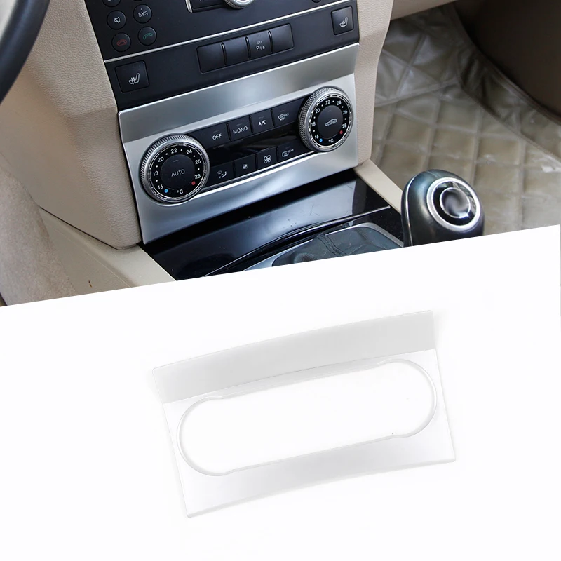 

ABS Chrome For Mercedes Benz GLK Class X204 2008-2012 Car Center Console Air Conditioning Vent Frame Trim Accessories