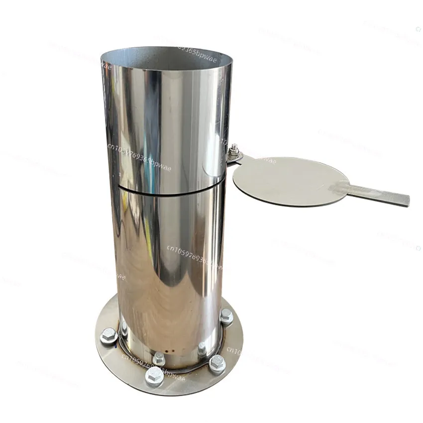 

Emergency Blanking Port of Silo Thickened Stainless Steel Blanking Pipe Customized Galvanized Material Tower Manual