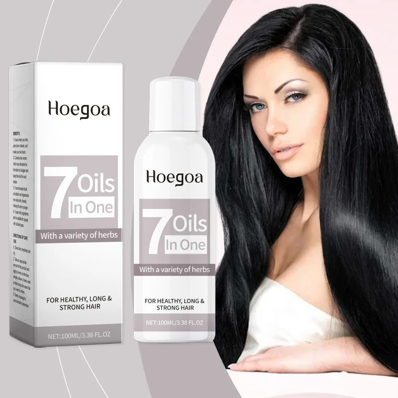 

7-In-1 Hair Care Oil - Nourishes Dry Damaged Hair, Adds Shine & Softness, Reduces Frizz For Smooth Healthy-Looking Hair