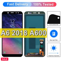 Display For SAMSUNG Galaxy A6 2018 A600 LCD Display Touch Screen Digitizer Assembly Replacement Part For SAMSUNG A6 A600F A600FN