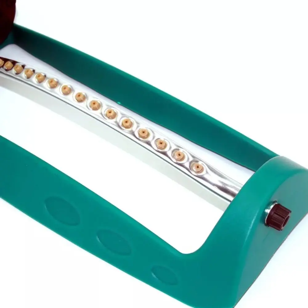 

Система полива иригации Автоматические садовые спринклеры 15 отверстий 120 ° Вращающаяся система полива, пластиковый зеленый садовый опрыскиватель для сада