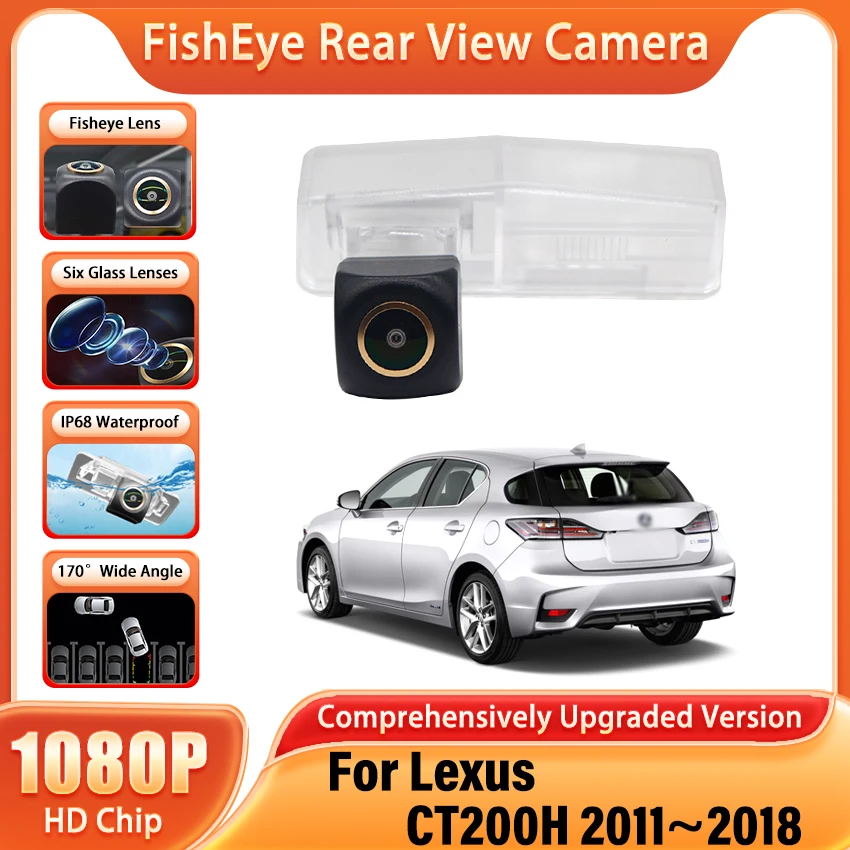 

1080x720P CCD резервная камера заднего вида для Lexus CT200H 2011 2012 2013 2014 2015 2016 2017 2018 камера ночного видения номерного знака