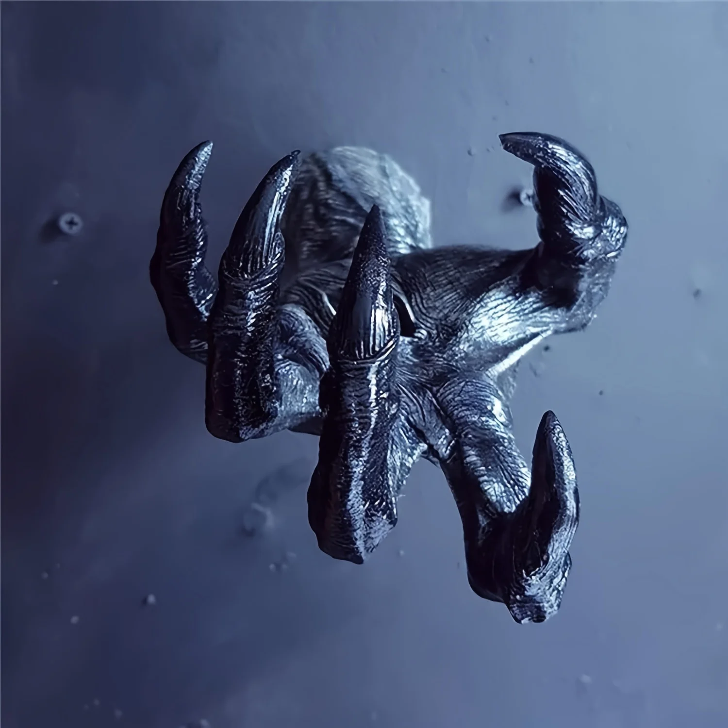 تمثال يد الساحرة 1 قطعة حامل مفتاح الراتنج وحقيبة شماعات لتعزيز سحر مخيف في القوطية والهالوين الداخلية #4