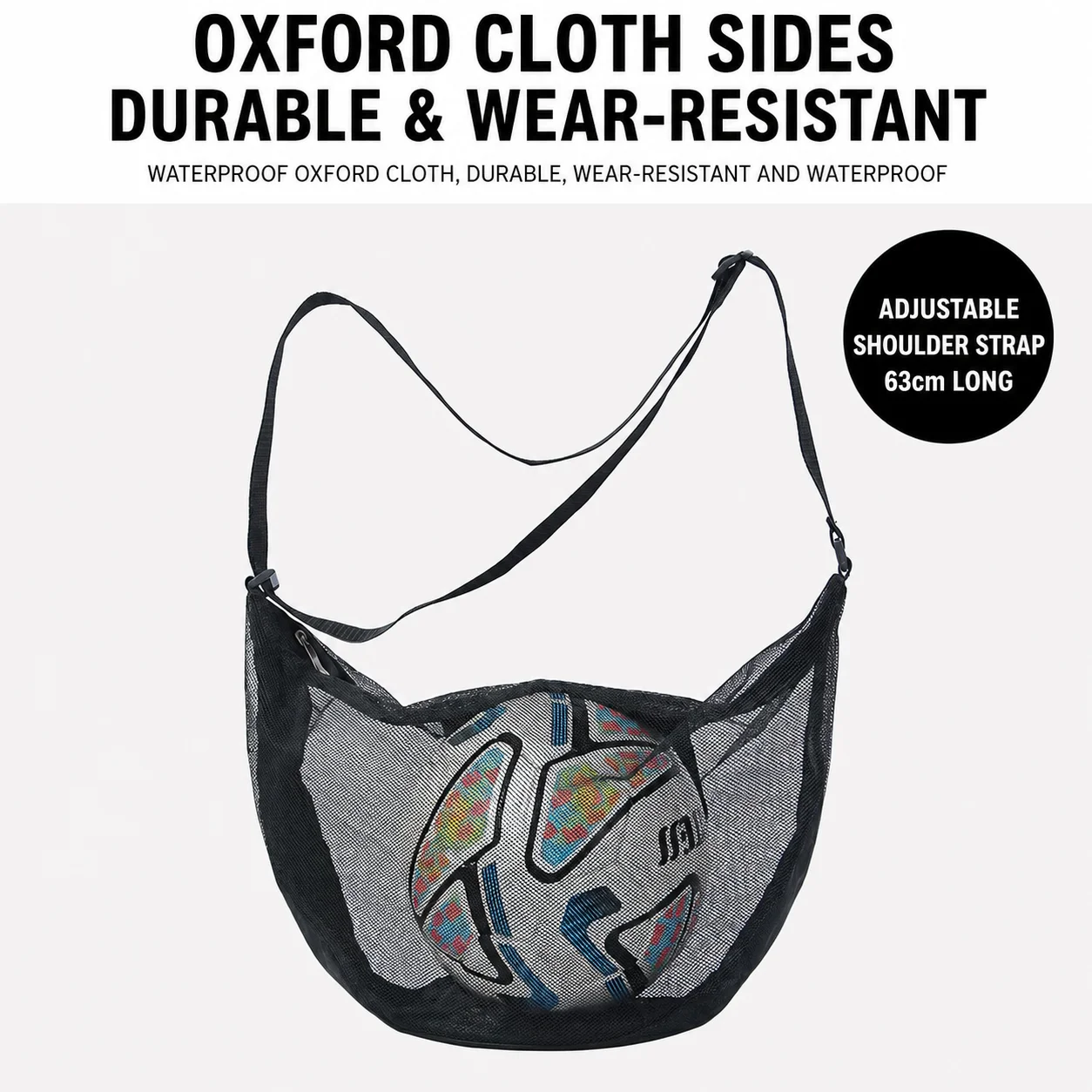 Hand Carry Ball Bag Waterproof Athletic Bag Soccer Ball Bag Lightweight For Ball Training Outdoor Sports Official Matches