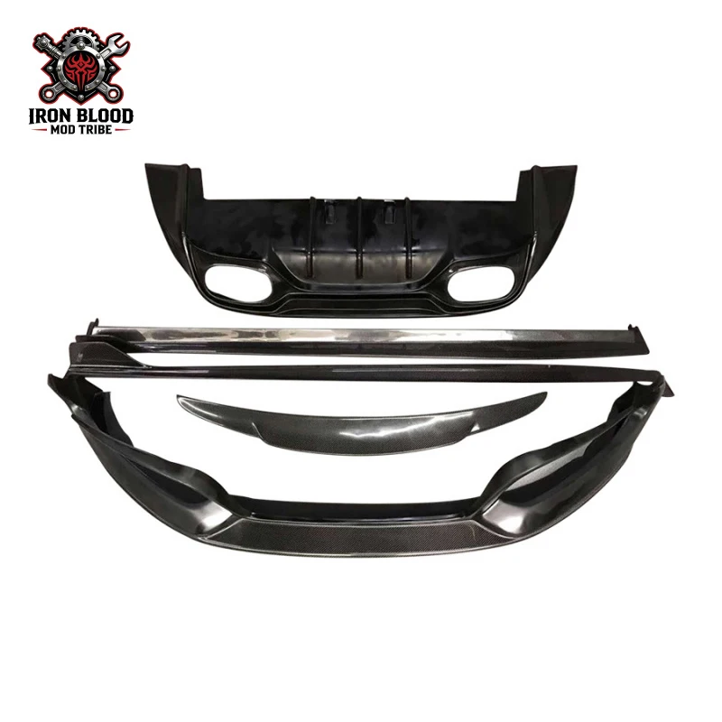 

Suitable for Carbon fiber body kit is 2016 Jaguar XEL front , side skirts, rear lip, and spoiler car modification accessories