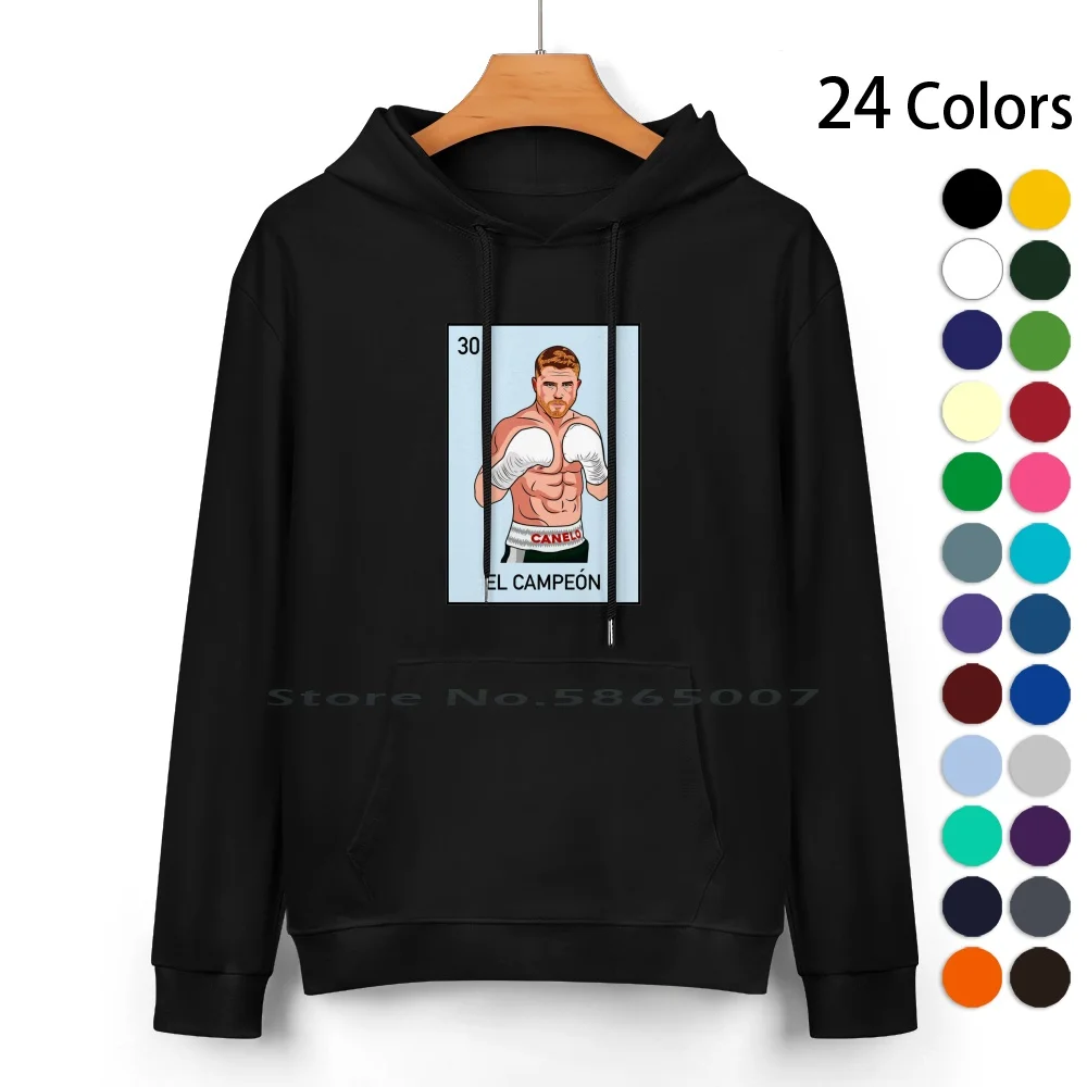 

Canelo Pure Cotton Hoodie Sweater 24 Colors El Canelo Mexican Boxing Boxeo Boxer Mexico Canelo Alvarez Canelo Alvarez Canelo