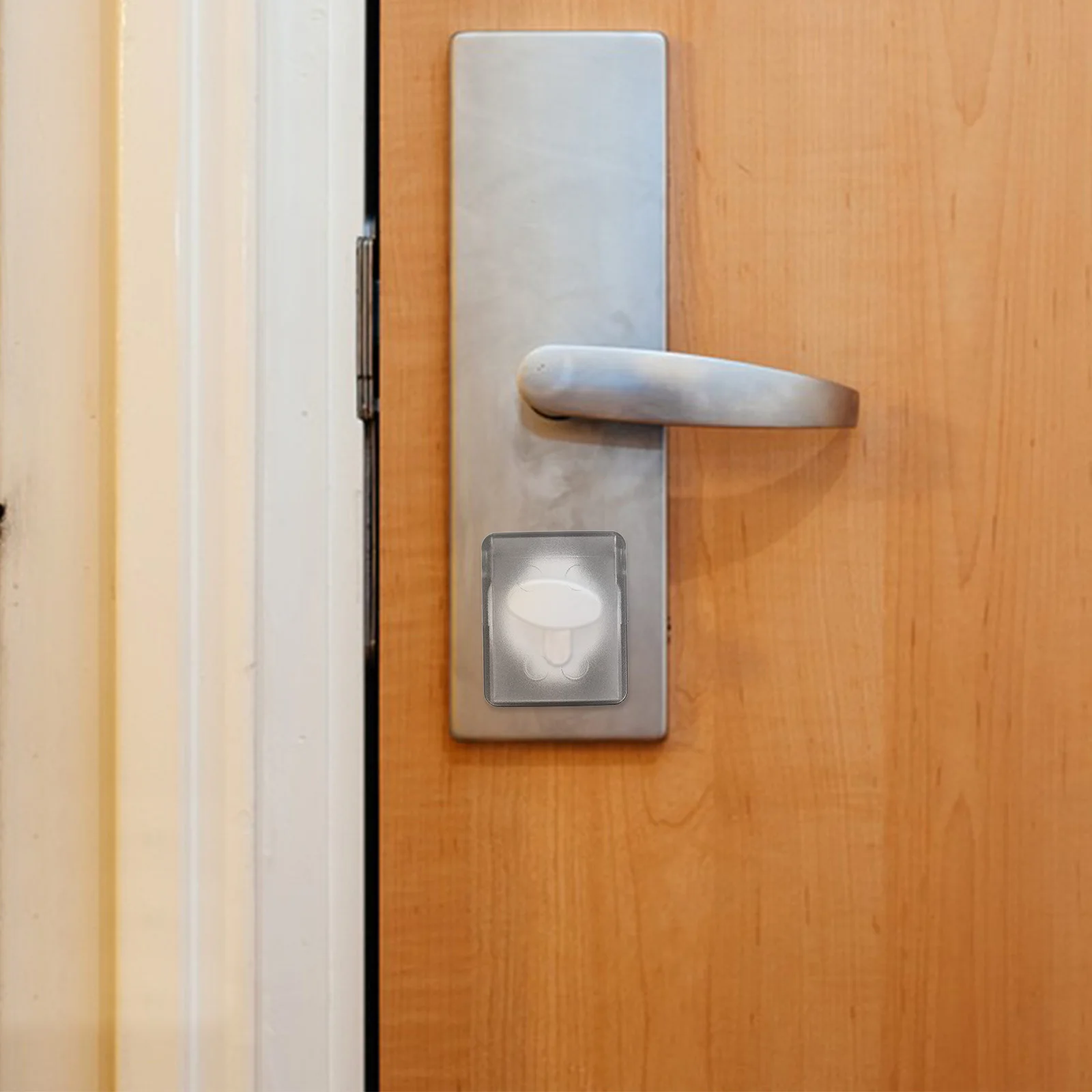 

2pcs Childproof Lock Durable Plastic Baby Safety Device Easy Installation Universal Compatibility Bedroom Front Use Door Latch