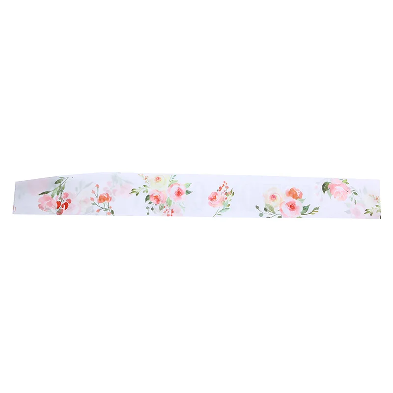 New flower pattern fashion girls party straps birthday girl queen birthday girl belt bronzing festival supplies