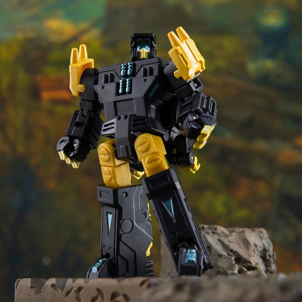 Trasformazione Dr. Wu DWE55B Black Impact Wave Tape Original Mecha Action Figureals Brinquedos Model