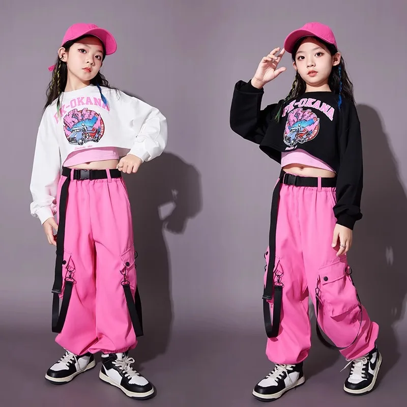 

Girls Jazz Dance Catwalk Less Children's Performance Costumes Girls Trendy Cool Trendy Street Dance Trendy Jazz Suit