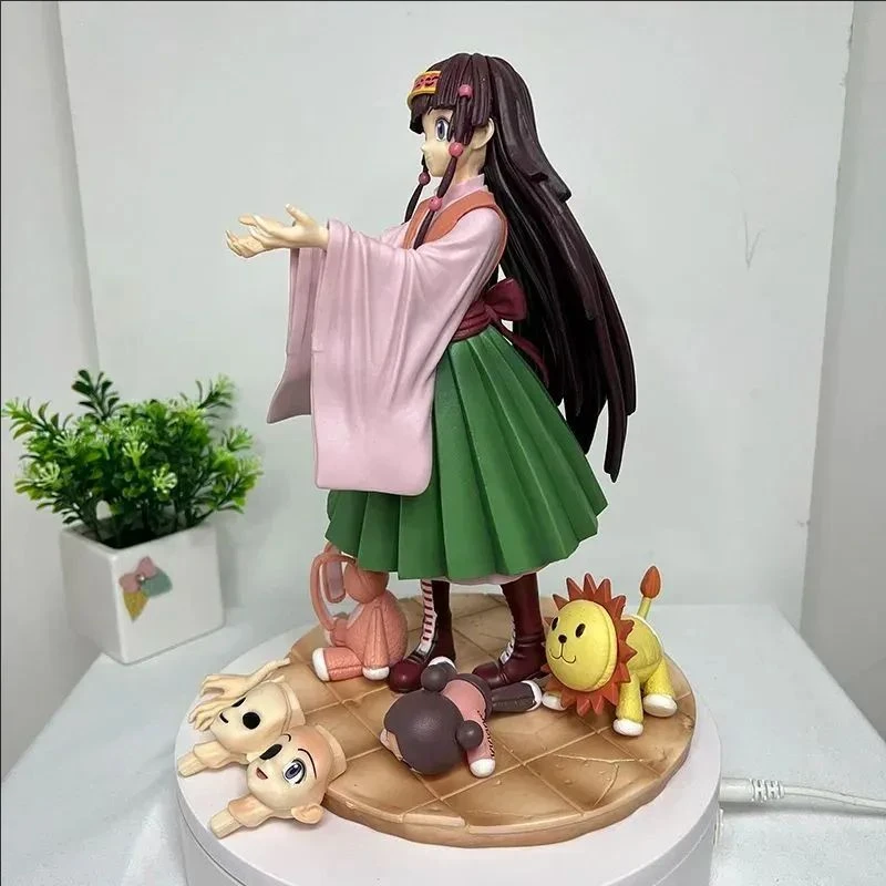 Figurki Alluka Zoldyck 25 cm Anime Hunter Hunter GK Wymienne Twarz Kolekcja Ozdoby Prezenty Dekoracja Biurka Zabawki Urodzinowe