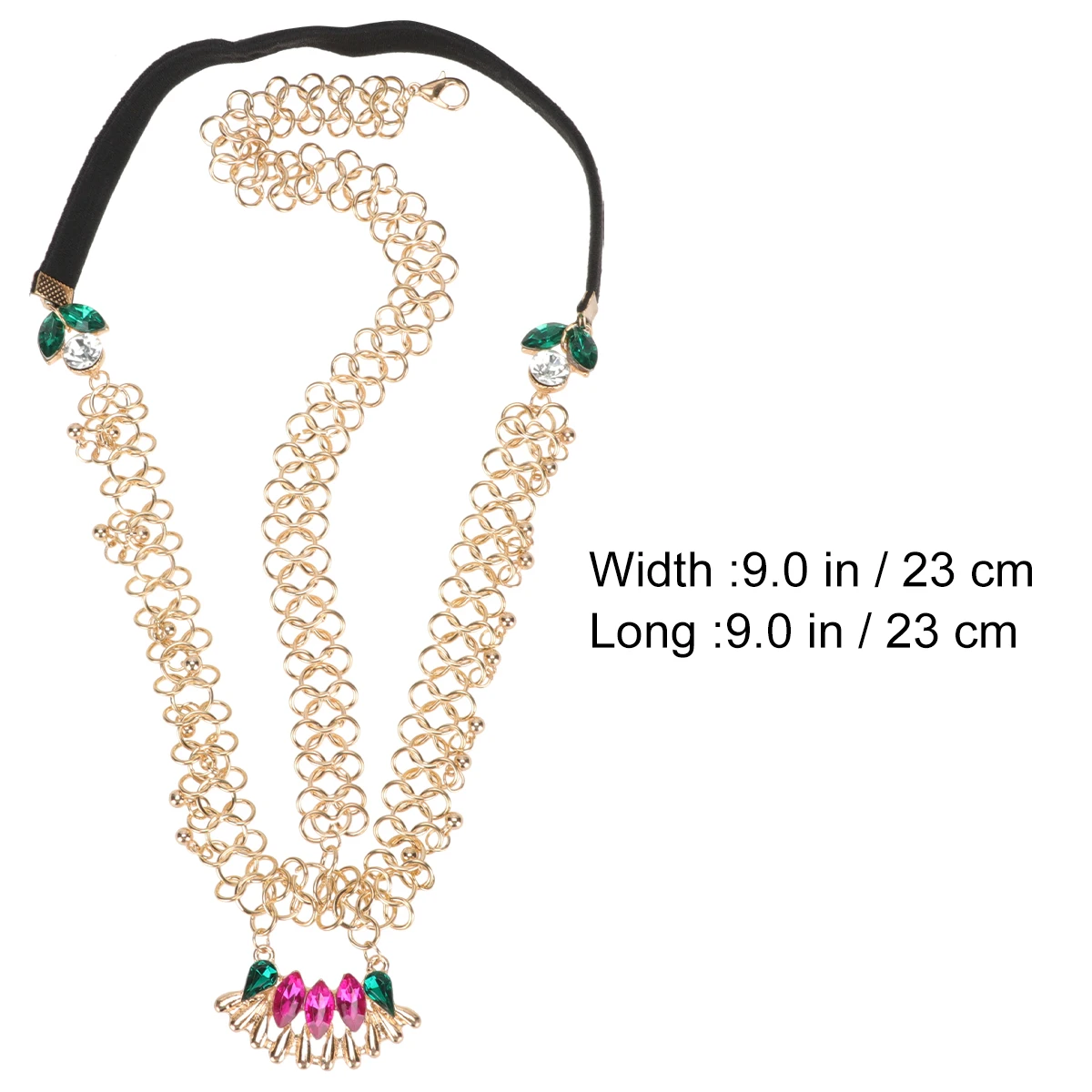 

Rhinestone Chain Headb Wedding Bridal Hair Accessories Alloy Decoration Prom Party Evening Birthday Celebration
