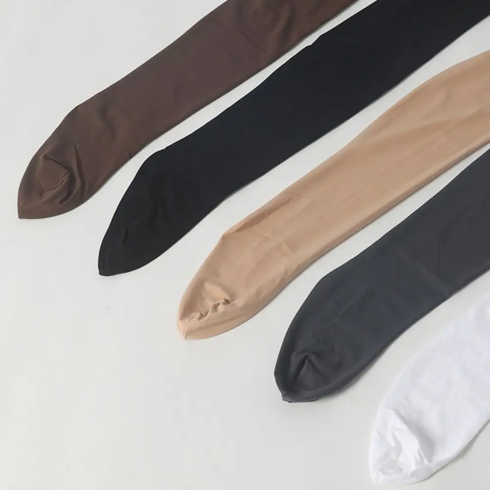 Casual Solid Color Men's Elastic Pantyhose Warm Deep Crotch Long Johns Men High Elastic Leggings Seamless Sheath Tights Spring