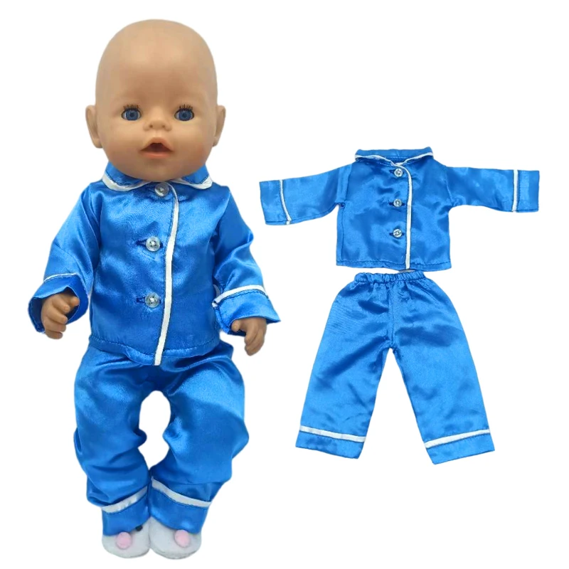 Doll Unicorn Romper Clothes for 40cm 43cm Born Baby Doll Wear Sets for 18 Inch Doll Coat Accessories Toys Wear