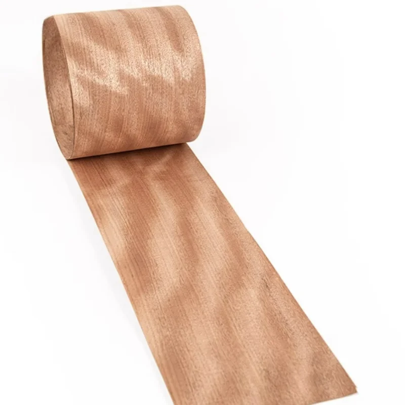 0.5mm Natural Maple Wood Veneer Walnut Grain Wood Sheet for Furniture Cabinet Doors Musical Instrument Decor Panels L:250X15cm