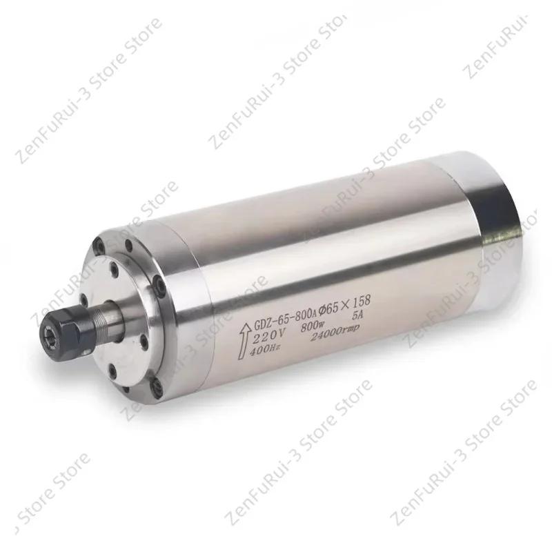 5.5KW CNC Machine Spindle, BT30 Nose Section Bearing Core Component For Stone Engraving Carving Machine