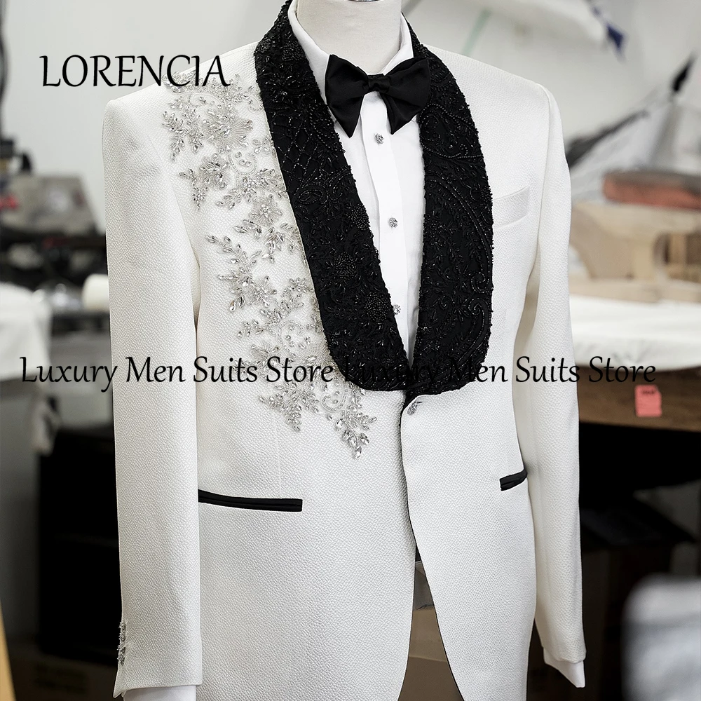 

Элегантные костюмы с бриллиантами для мужчин, комплект из 2 предметов, свадебные наряды для жениха, смокинги с шалевым воротником, пиджак по индивидуальному заказу, брюки для мужчин, выпускной знак