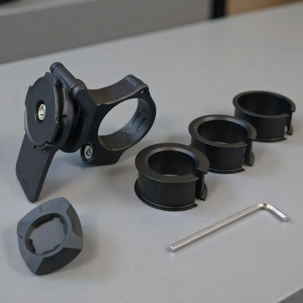 

Универсальное крепление для телефона на руль мотоцикла и велосипеда с антивибрационным держателем для iPhone Xiaomi 4Lock, кронштейн