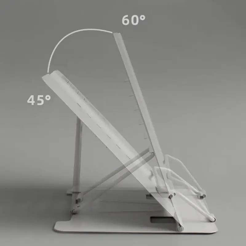 F42D Morandi có thể điều chỉnh kim loại đọc sách chủ sở hữu bookend hỗ trợ tài liệu kệ máy tính bảng công thức công thức