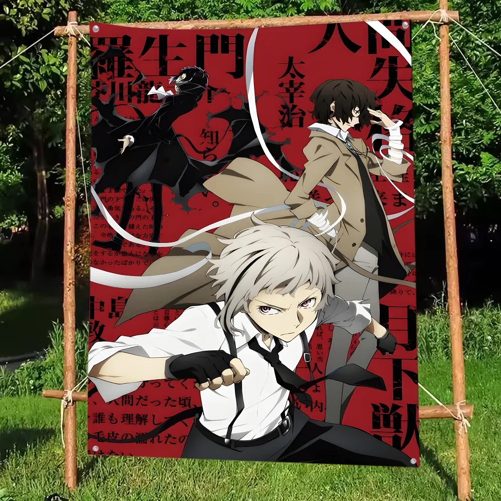 

Anime Bungo Stray Dogs Flag DIY Flag For Family Group Party Living Room Home Dorm Decor Wall Art Decor Banner