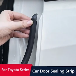 TAJIAN Car Door Seal Strips Sticker Weatherstrip Rubber B Shape Door Seals Sound Insulation For Toyota RAV4 Camry Corolla Venza