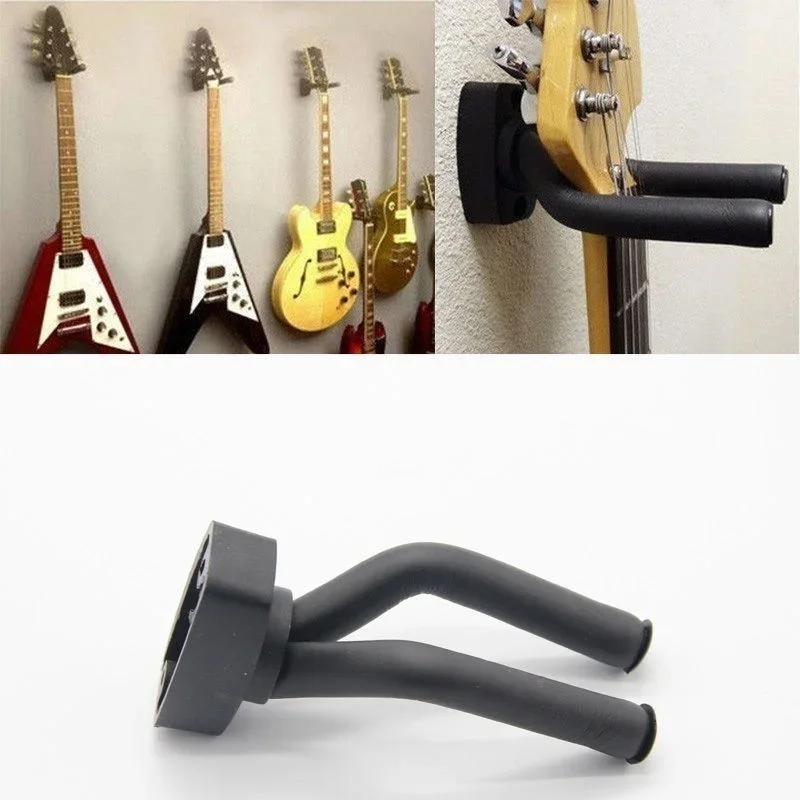 2 Type Wall Mount Stand Holder Rack Display for Guitar Stand Hanger Hook Horizontal or Vertical Holder for Most Guitar