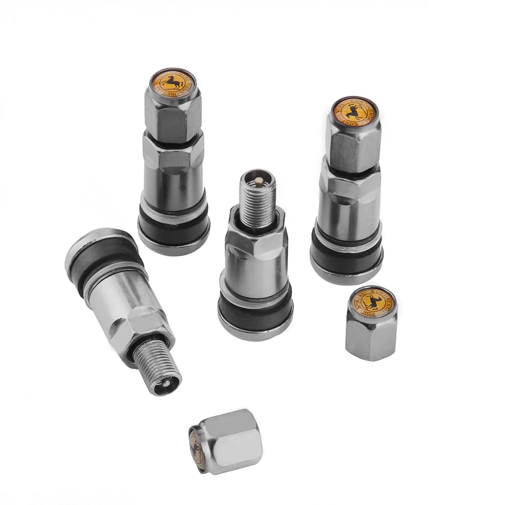 صمام إطار العجلة المعدنية العالمية للسيارة بدون أنبوبي ، سيقان إطارات الدراجات النارية ، 4 #3