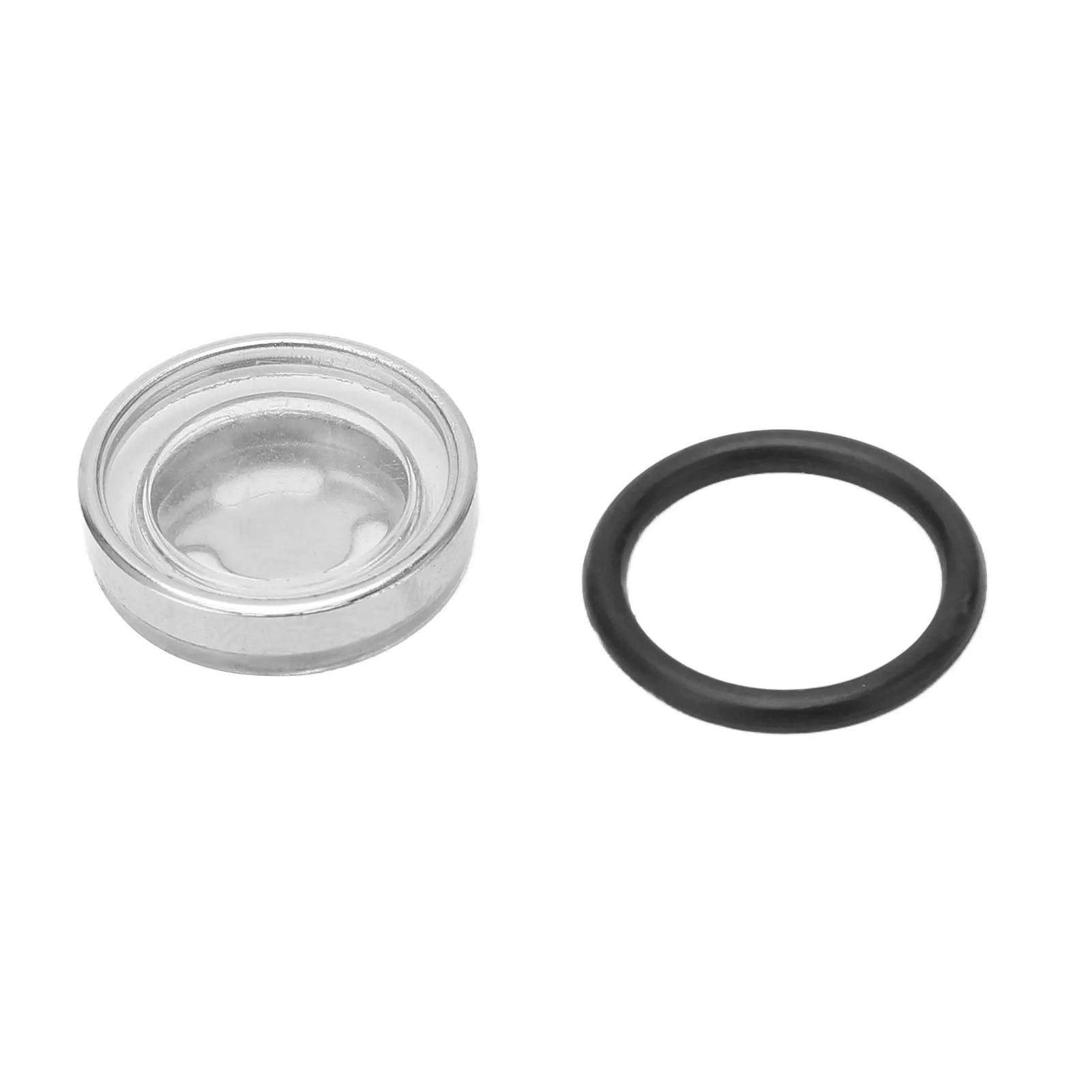 4 Pcs Brake Master Cylinder Reservoir Sight Gasket Set for Scooter ATV Dirt Bike  Sight Glass Lens Gasket Motorcycle Accessories