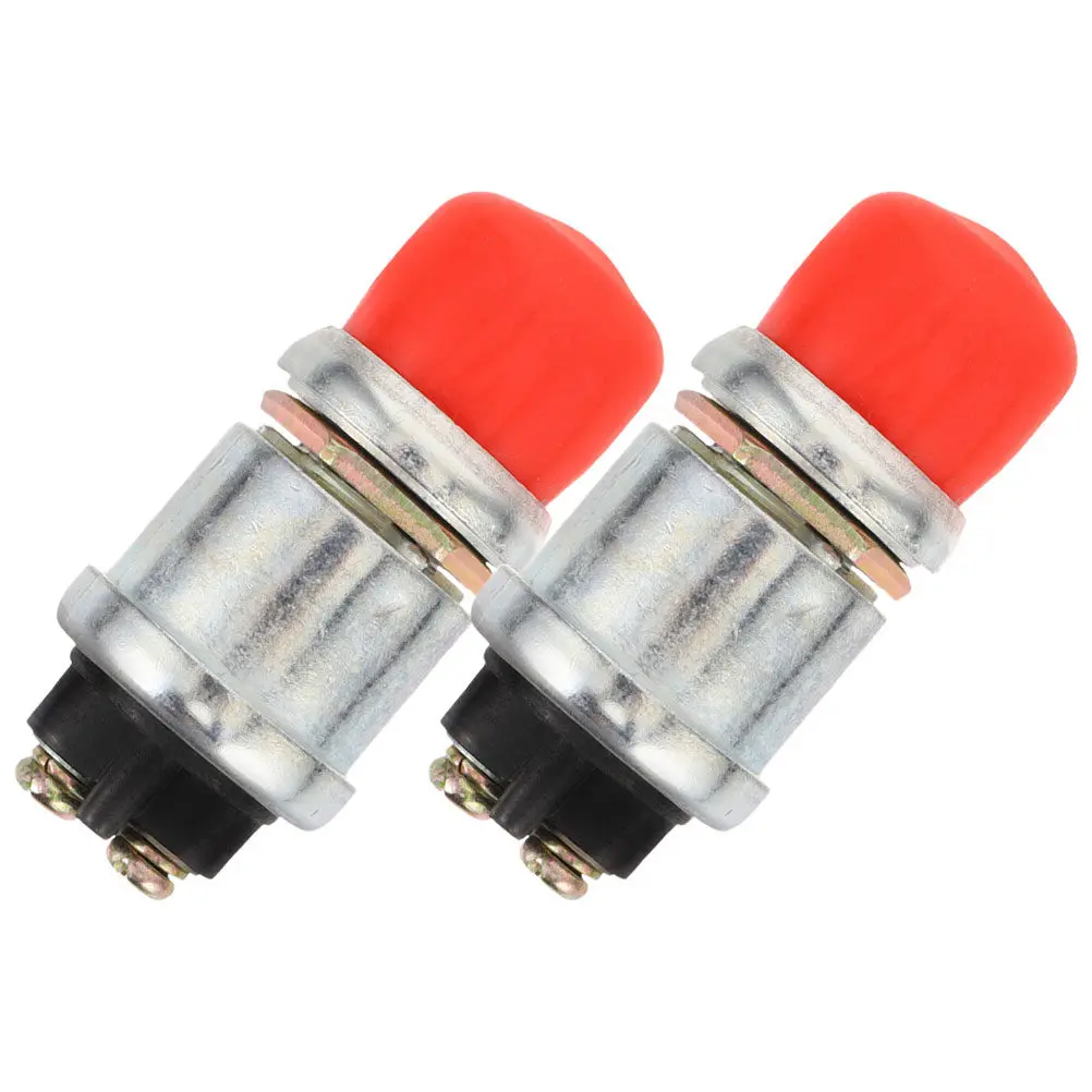 

2Pcs Diesel Engine Start Switch Jk260 Button Starter Heavy Duty Ignition for Car Truck Boat Car Horn Button