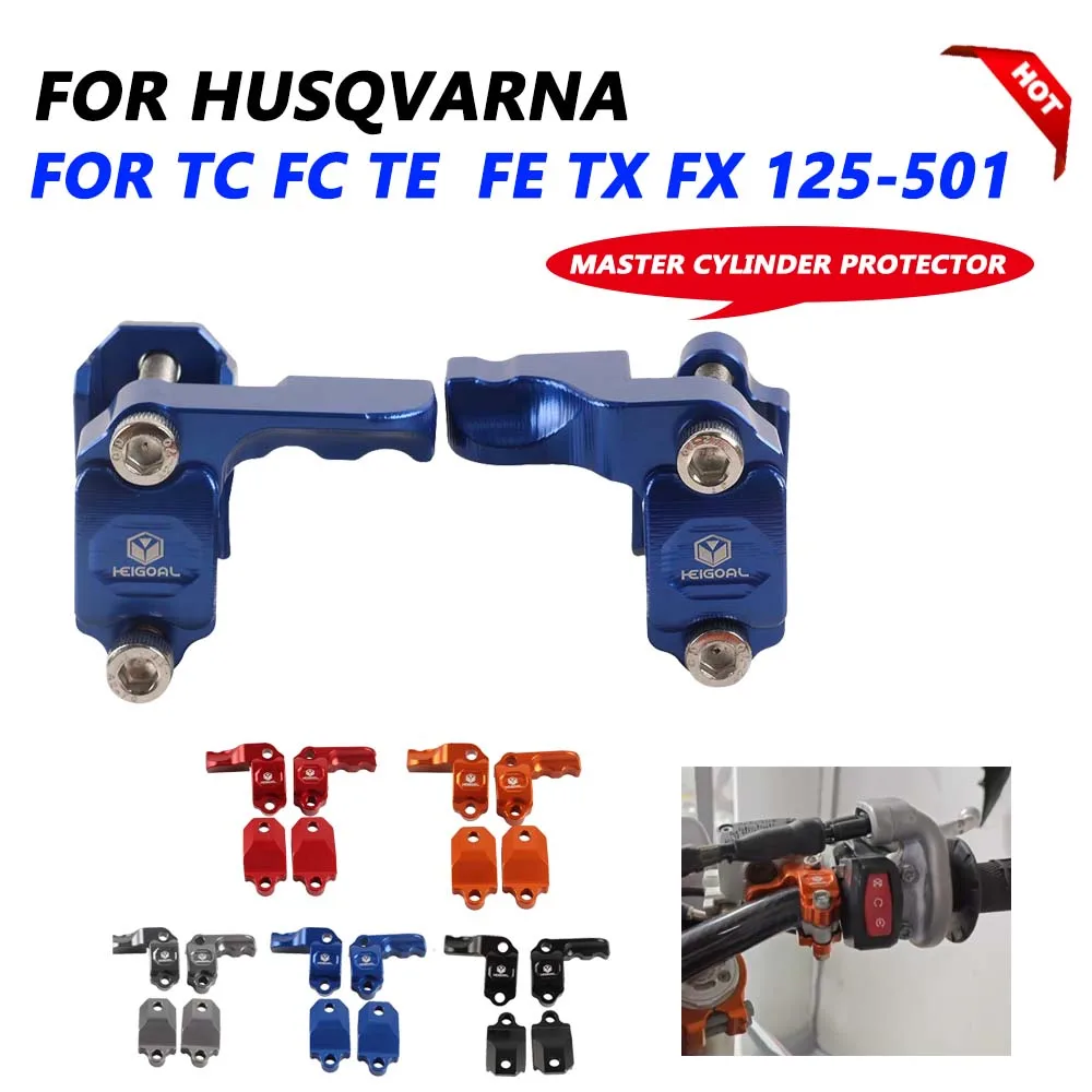 Para husqvarna husaberg te fe tc fc tx fx 125 250 300 350 450 501 tc250 2025 motocross cilindro mestre protetor guarda capa