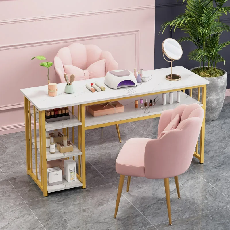 Scrivania Drawer Nail Table Makeup Single Chair Nail Table Reception Desks Table Onglerie Scrivania Per Unghie Home Furniture