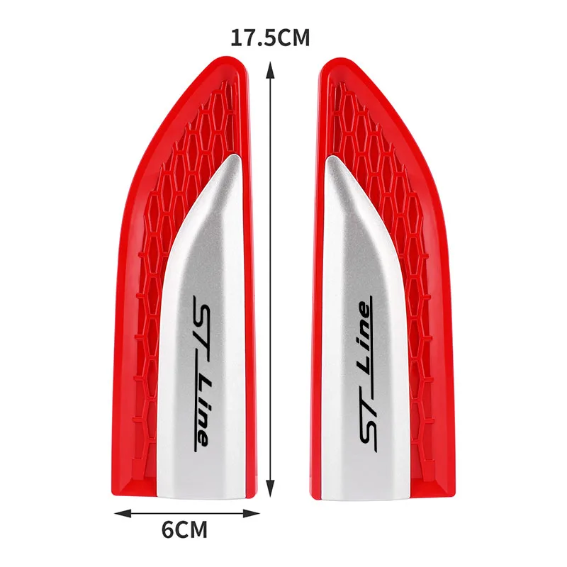 غطاء حاجز جانبي للسيارة غطاء حماية لسيارة Ford ST-line Focus 2 3 Mondeo Ecosport Kuga Mk4 Fiesta Mk3 ملحقات