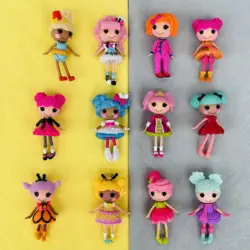 7cm Original Lalaloopsy little Sister multi-style Dolls PVC Holiday Gift Girl Gollection Toy