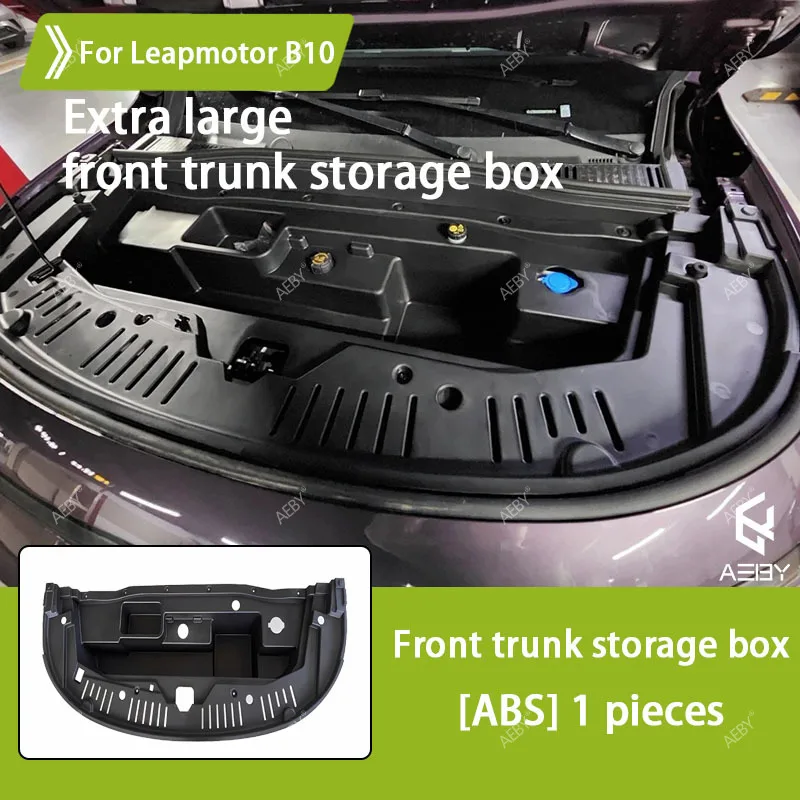 Image of Für Leapmotor B10 2025 Vorderer Aufbewahrungskasten, Wasserdichter Aufbewahrungskasten, Wasserdichter & Abnehmbarer Auto-Aufbewahrungskasten, Vorderer Motorraum