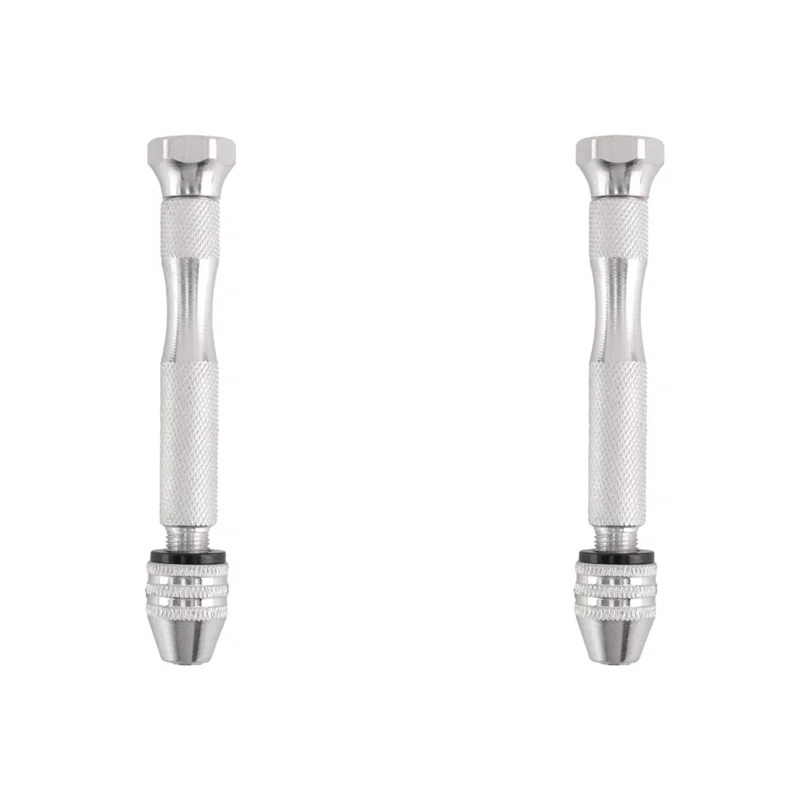 AB47-2X Aluminum Alloy Rotary Pin Vise Screwdriver Hand Drill Chuck Watch Repair Tool Watchmaker