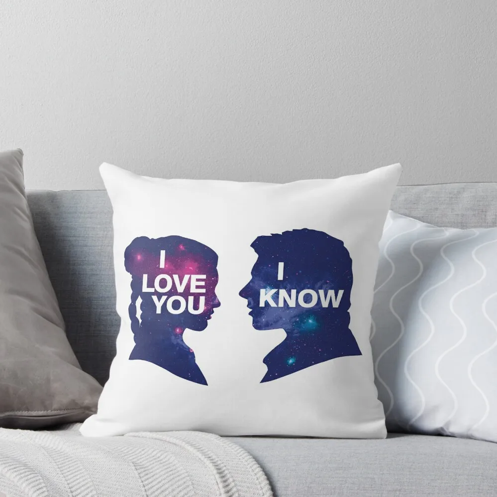 

I love You. I know Throw Pillow Ornamental Pillow home decor items Decorative Sofa Cushions Pillow Decor