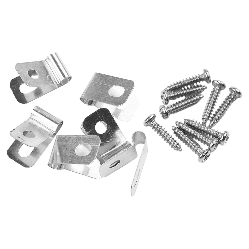 Stainless Steel Fence Cable Hold Clamps for Outdoor Use in Farm Home Office and Warehouse Cable Management Tasks