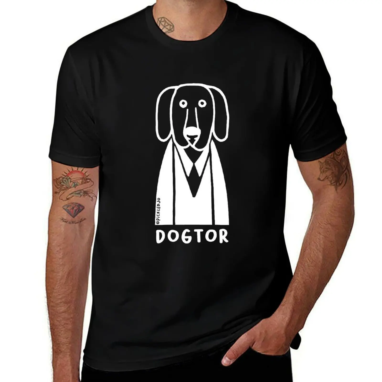 Dogtor T-Shirt t shirt men 100% cotton luxury brand T-Shirt