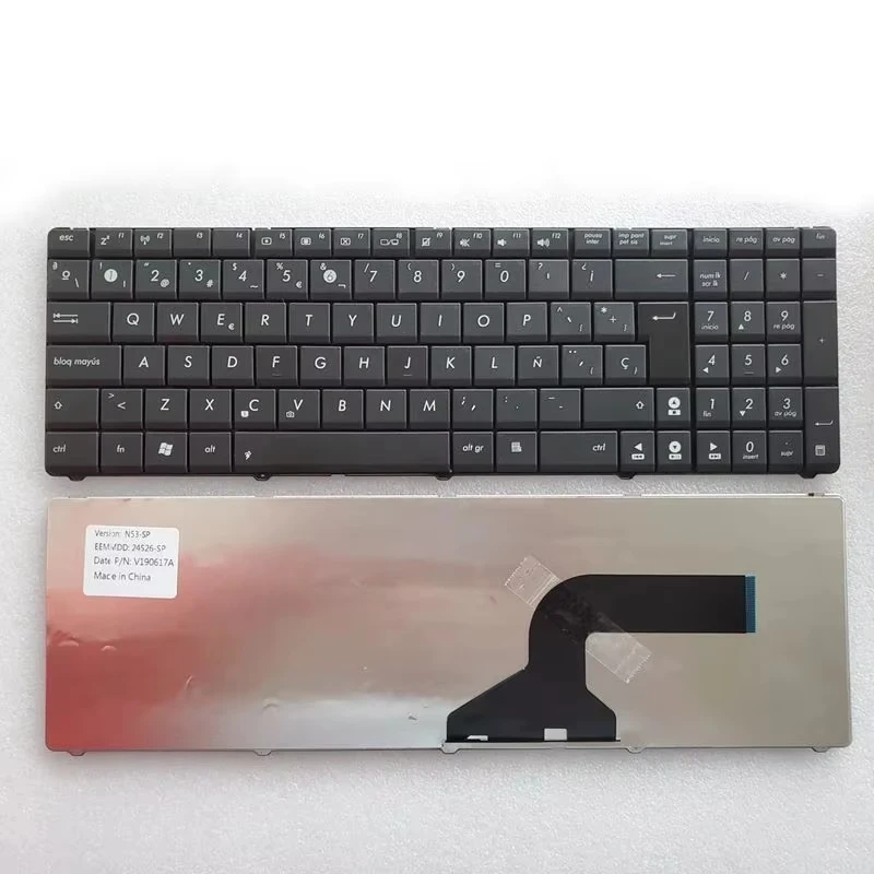 Klawiatura do laptopa ASUS N50 N51 N60 X61 U50 K55D G60 F50 U53 P53 G72 X53 X54H k53 A53 A52J K52N G51V (RU/US/UK/SP/FR/AR/BR/TU) — zdjęcie 5