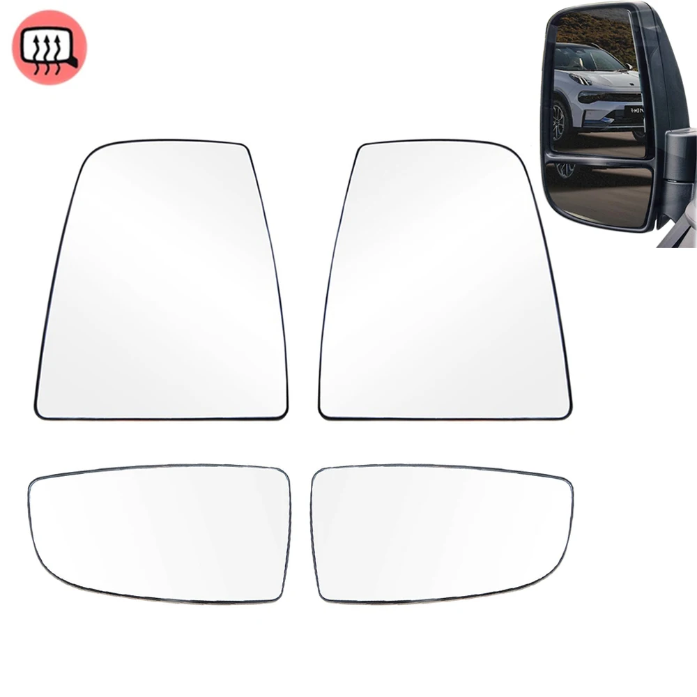 Heated Side Wing Door Mirror Glass Rearview Mirror Lens for Ford Transit T150 2015 2016 2017 1823985 1823986 1855103 1855102