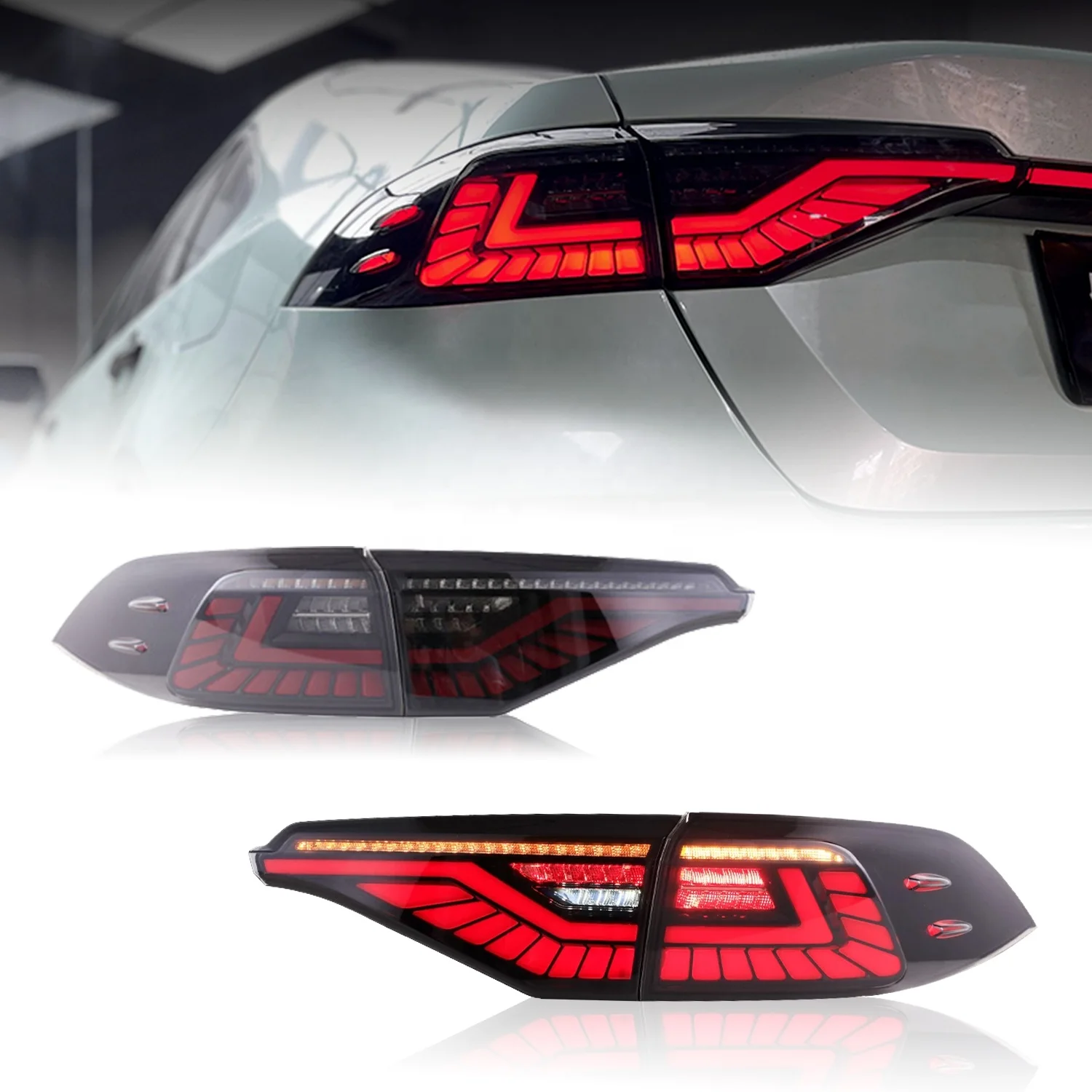 HCMOTIONZ Factory wholesale Rear lamp 2019-2024 Start UP Animation Middle East version LED Taillights For Corolla