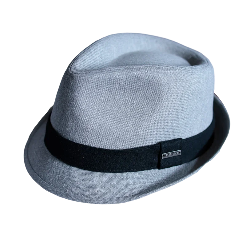 New Four Seasons Men Jazz Hat Large Head Circumference Gentleman Leisure Women Parsimonious Fashion Curl edge Short Brim Hat