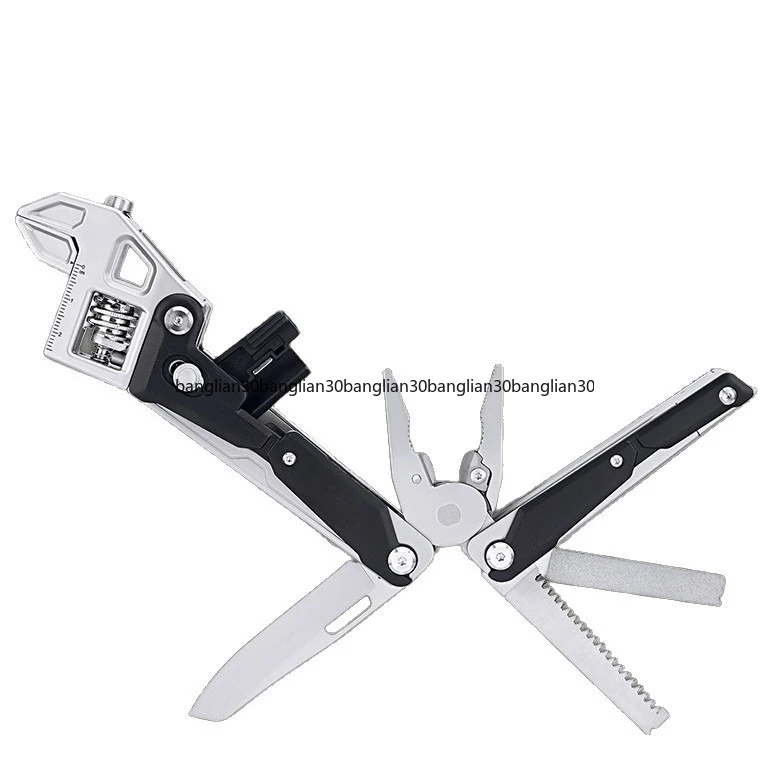 

Гаечный ключ, плоскогубцы W4, складной инструмент для кемпинга, автомобиля, электрика, многофункциональный портативный инструмент для обслуживания